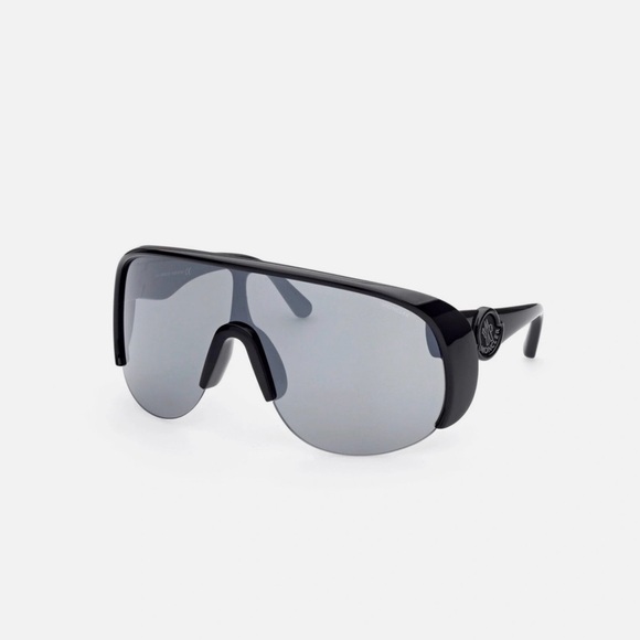 Moncler Black Shield Ski SunGlasses Goggles New Never Worn W/Original Case - Picture 3 of 10